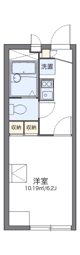 レオパレスつばさ 間取り