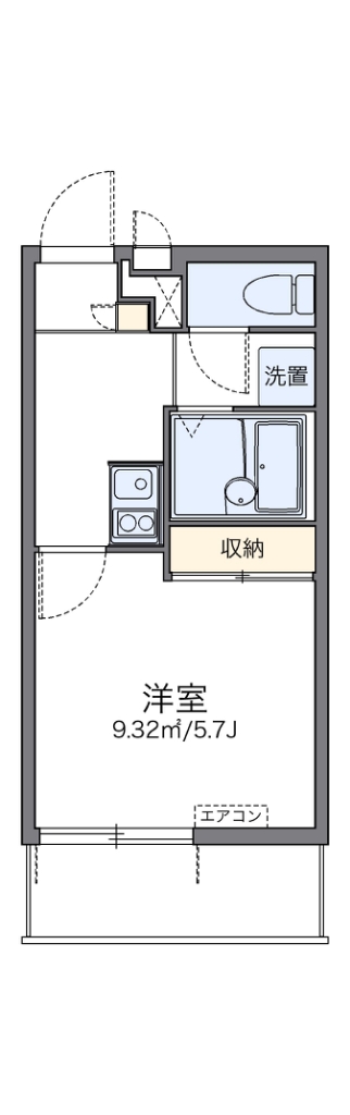 レオパレスアトレ 間取り