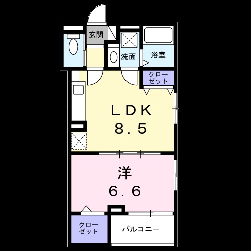 パーチェ　エテルノⅡ 間取り