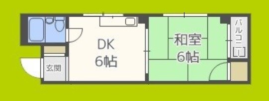 シャトー杉本PARTⅠ 間取り