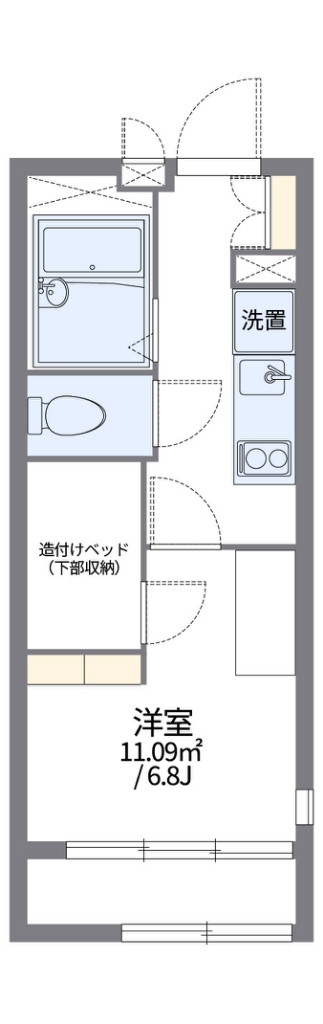 レオパレスピュア 間取り
