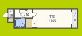 東洋プラザ蒲生 間取り