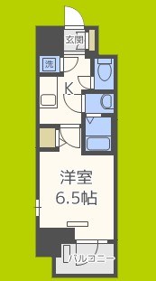 ファーストフィオーレ難波南パークサイド 間取り