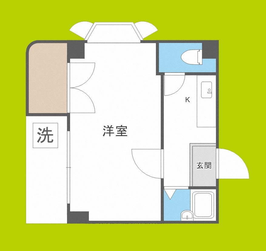 ドエル南森町 間取り