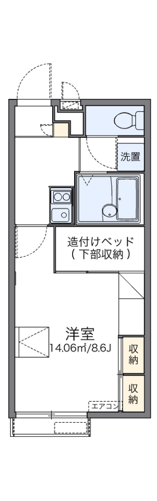 レオパレス辻九第三 間取り