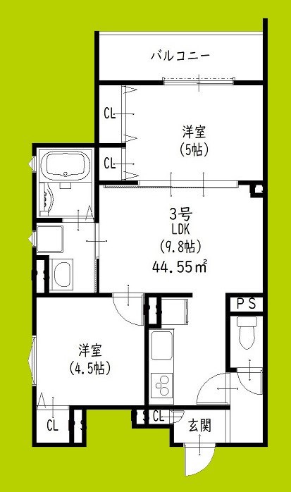 Soleil萱島東 間取り