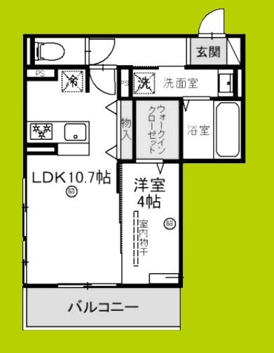 シエル星田 間取り図