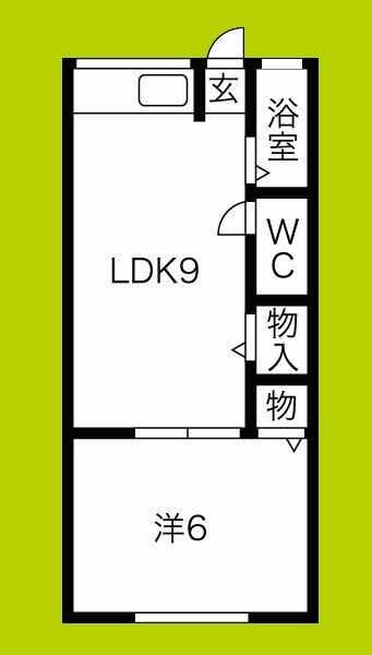 金龍マンション 間取り図