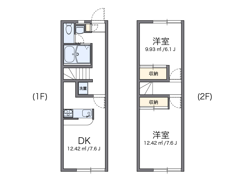 レオパレスアーバンコート 間取り