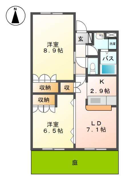 Ａｚｕｒ　（アジュール） 間取り