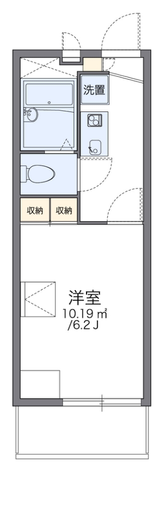 レオパレスオキツモ 間取り