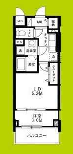 リアライズ鶴橋東Ⅱ 間取り