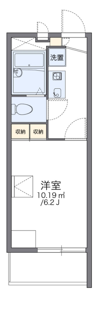 レオパレスＬｏｖｉｎ　Ⅰ 間取り