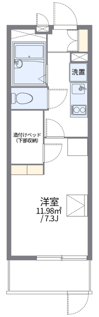 レオパレス見付山 間取り