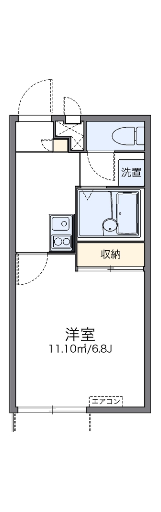 レオパレスグリーンヴィラ 間取り