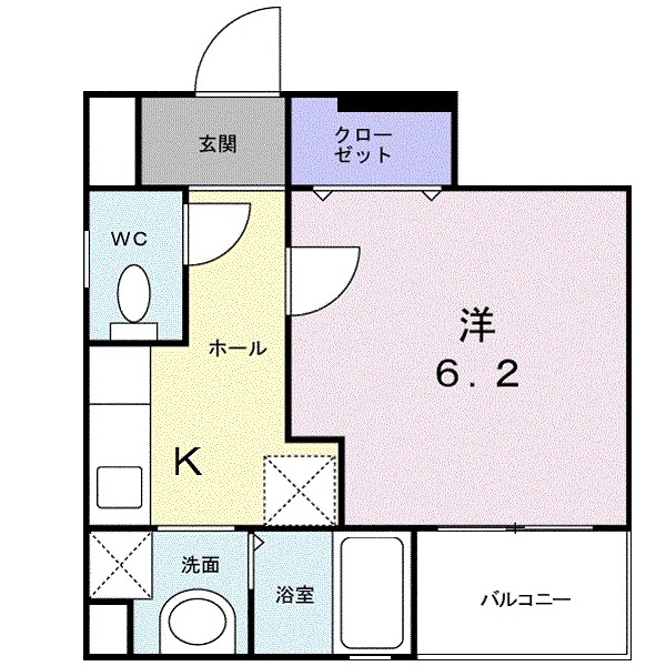 クルーセ・夙川 間取り