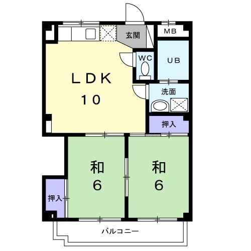 ハイツナカムラ 間取り