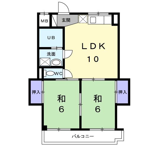 ハイツナカムラ 間取り