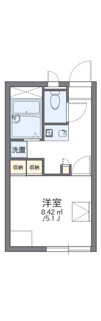 レオパレス桜通り 間取り