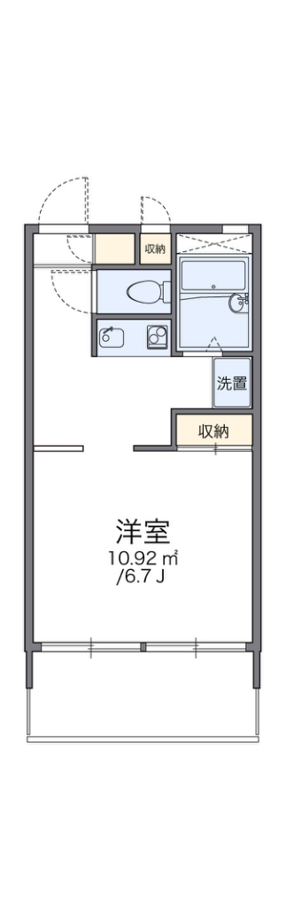 レオパレス喜連 間取り