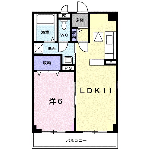 インフィニティ　シバタ 間取り