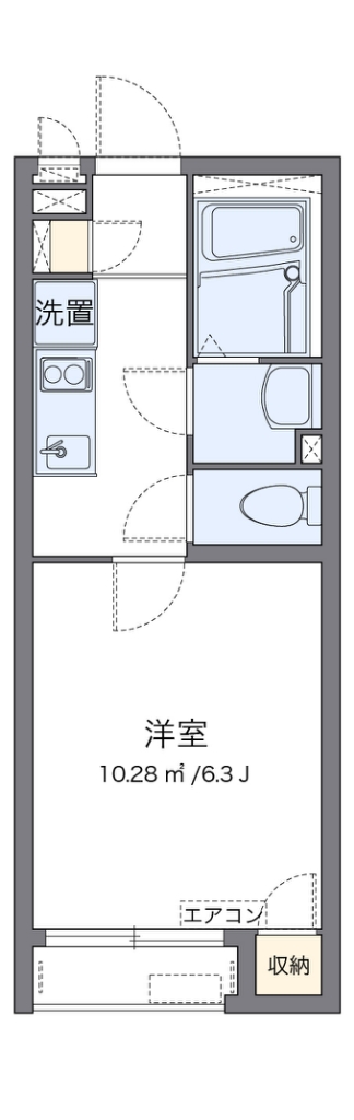 クレイノセカンド　ユーアイ 間取り