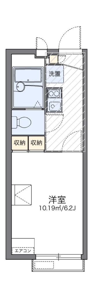 レオパレス山田東Ⅱ 間取り