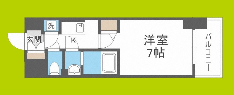 プロシード大阪NB3 間取り
