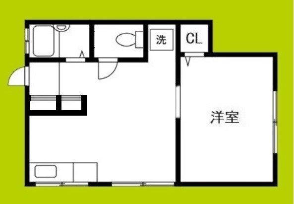 エスタバウ南堀江B棟 間取り