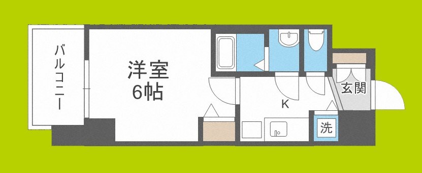 アドバンス大阪グロウスⅡ 間取り