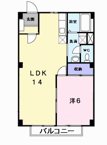 シャルマンコーポ走谷 間取り