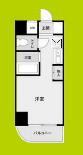 LakiaMaison弁天町 間取り