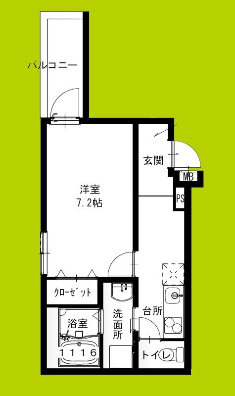 フジパレス百舌鳥八幡Ⅱ番館 間取り