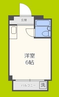 清水728ハイツ 間取り