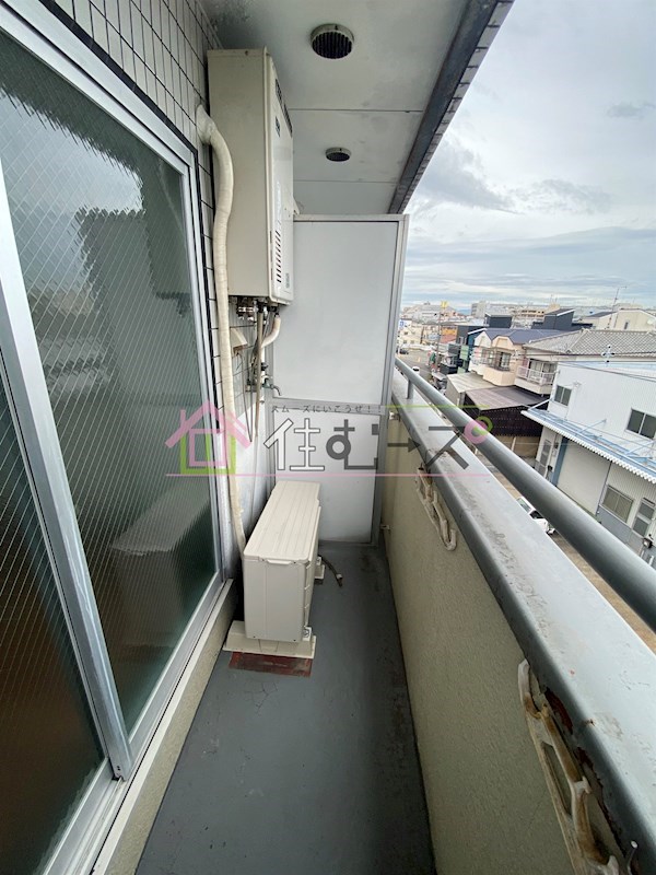 清水728ハイツ ベランダ