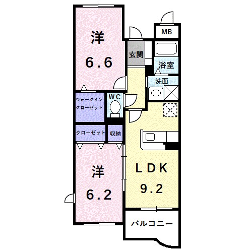 フロイデヴォーヌング 間取り