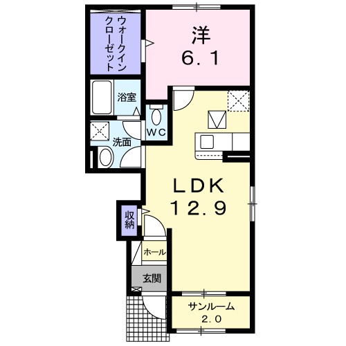 ブリーゼⅢ 間取り