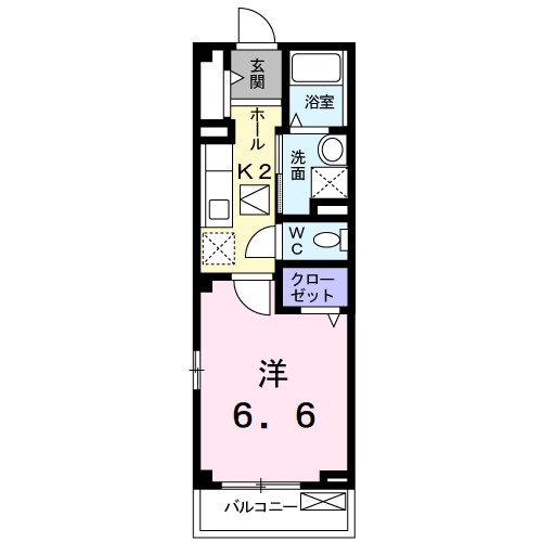 ドゥーエ　コーキ 間取り