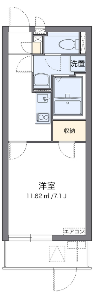 クレイノセントコージア上牧 間取り