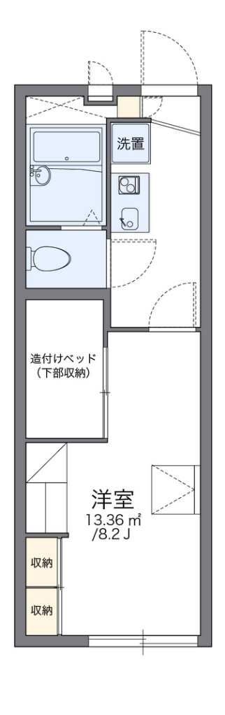 レオパレススカイヒルズ 間取り