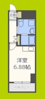 ルネ日本橋アネーロ 間取り