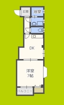 ツリガネハイツ 間取り