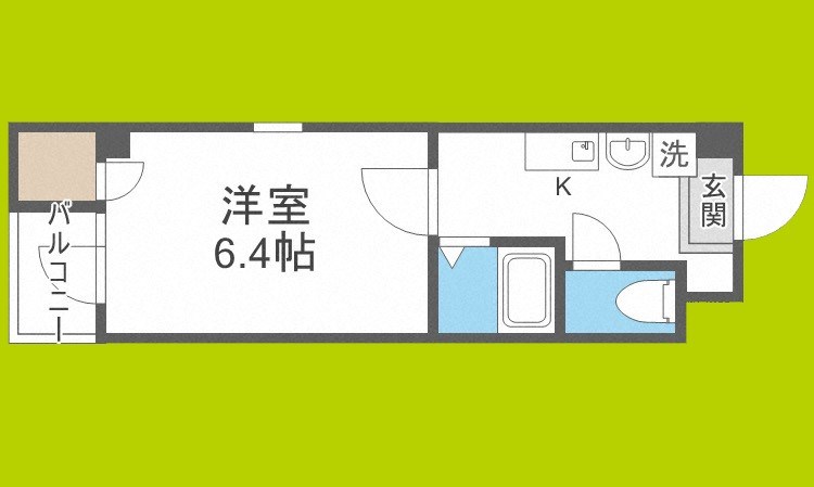 ルミエール西大橋 間取り