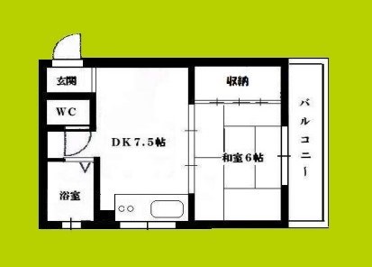 木下コーポ 間取り