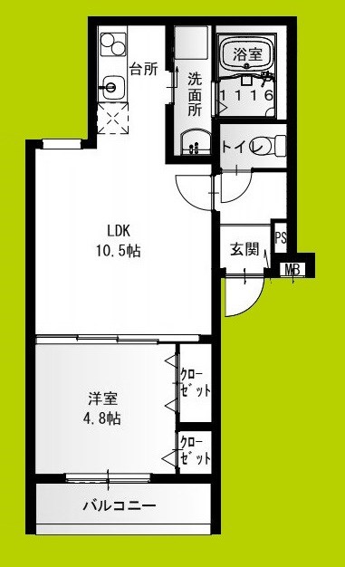 フジパレス堺もずⅤ番館 間取り