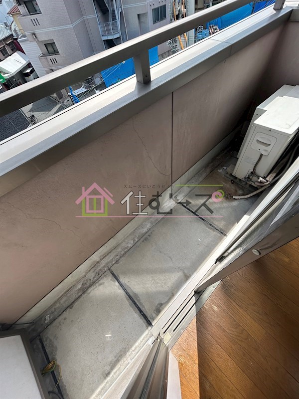 ソレイユⅢ ベランダ