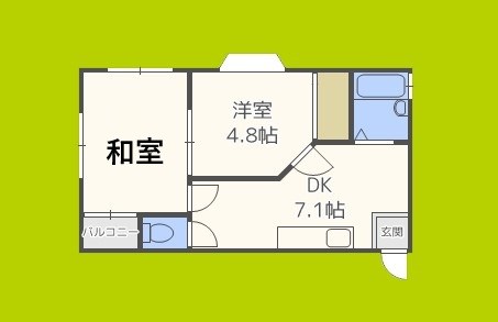 キャピタル住之江公園 間取り