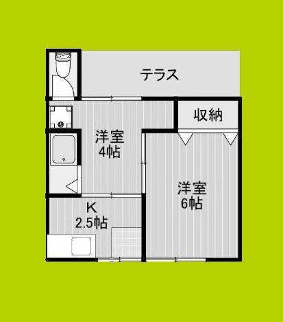 福町平屋 間取り