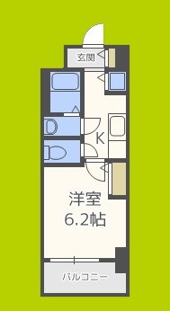 グラマシー心斎橋東 間取り