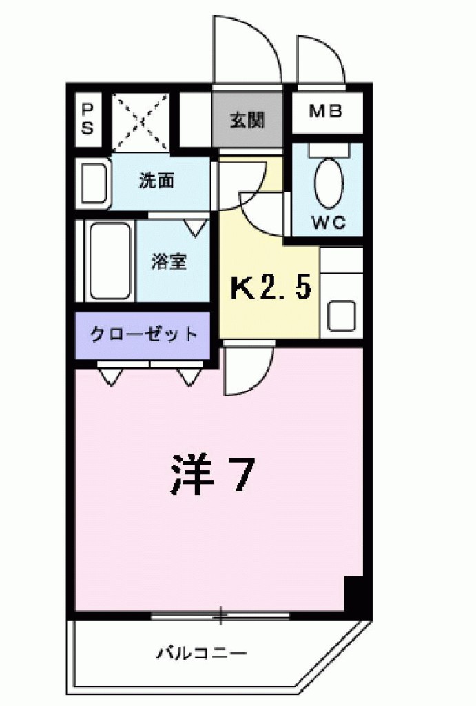 エテルノ甲東園 間取り